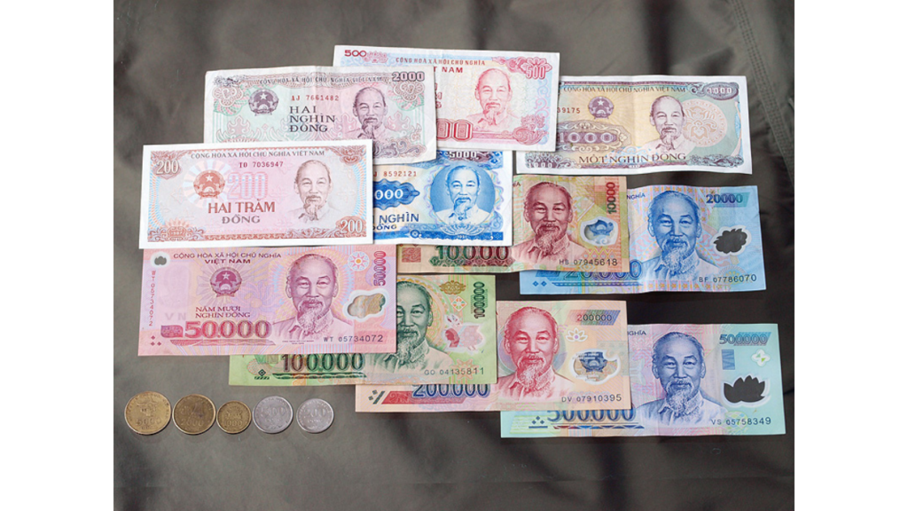ベトナムドンの紙幣の画像