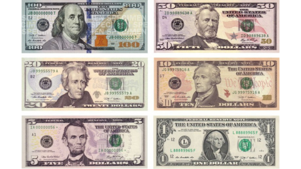 アメリカ合衆国ドル（USD）の画像